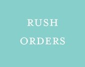 Rush order fee
