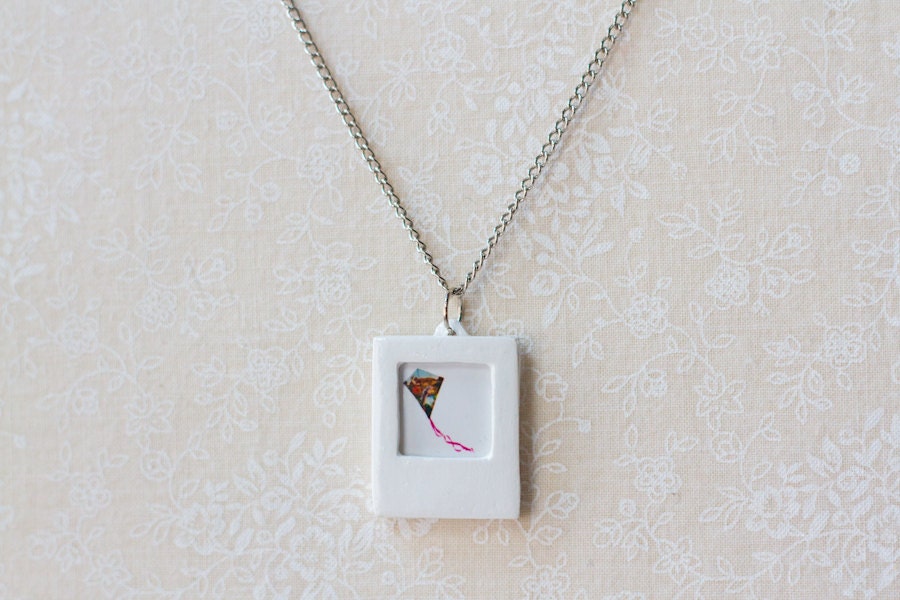 Springtime Kite Polaroid Necklace - maisondecolle