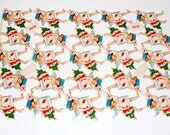 25 Antique Paper Die Cut Cupids Valentine Germany UnCut Sheet