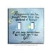 Turn On The Light DOUBLE - Wizard Inspired Switch Plate (Updated Design)