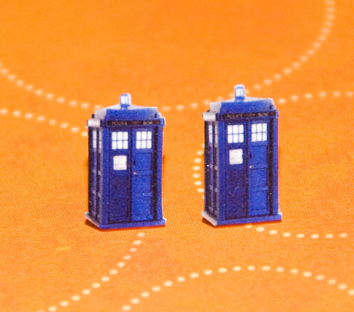 Doctor Who TARDIS Earrings