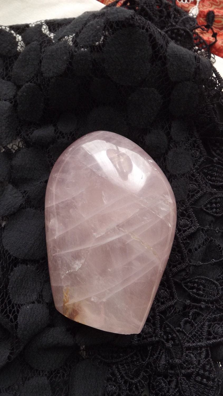 Large Rose Quartz Polished