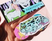 Set of 16 animal stickers - Garlic Toad