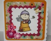 Fairy Doodles Butterfly Cards suitable for Mother's Day, Birthdays, blank or can personalise