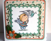 Fairy Doodles Butterfly Cards suitable for Mother's Day, Birthdays, blank or can personalise