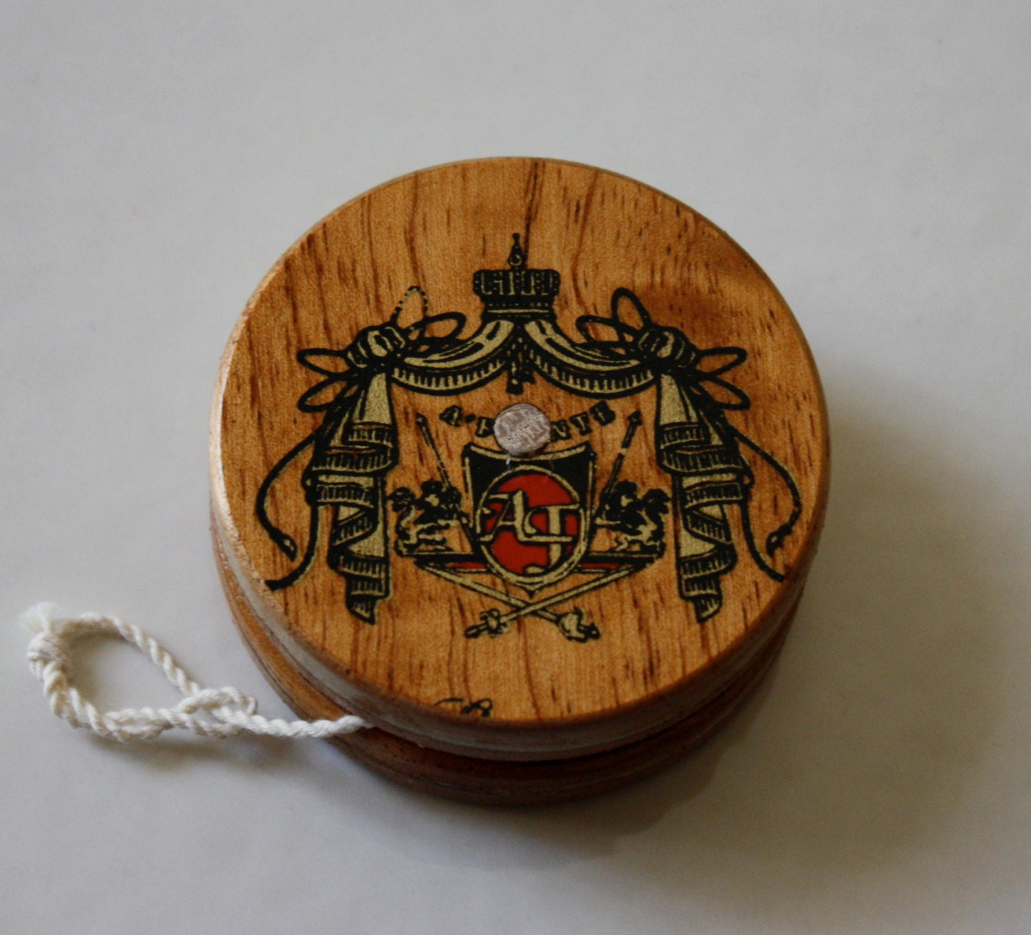 Wooden Yo Yo- Cigar Box Wood