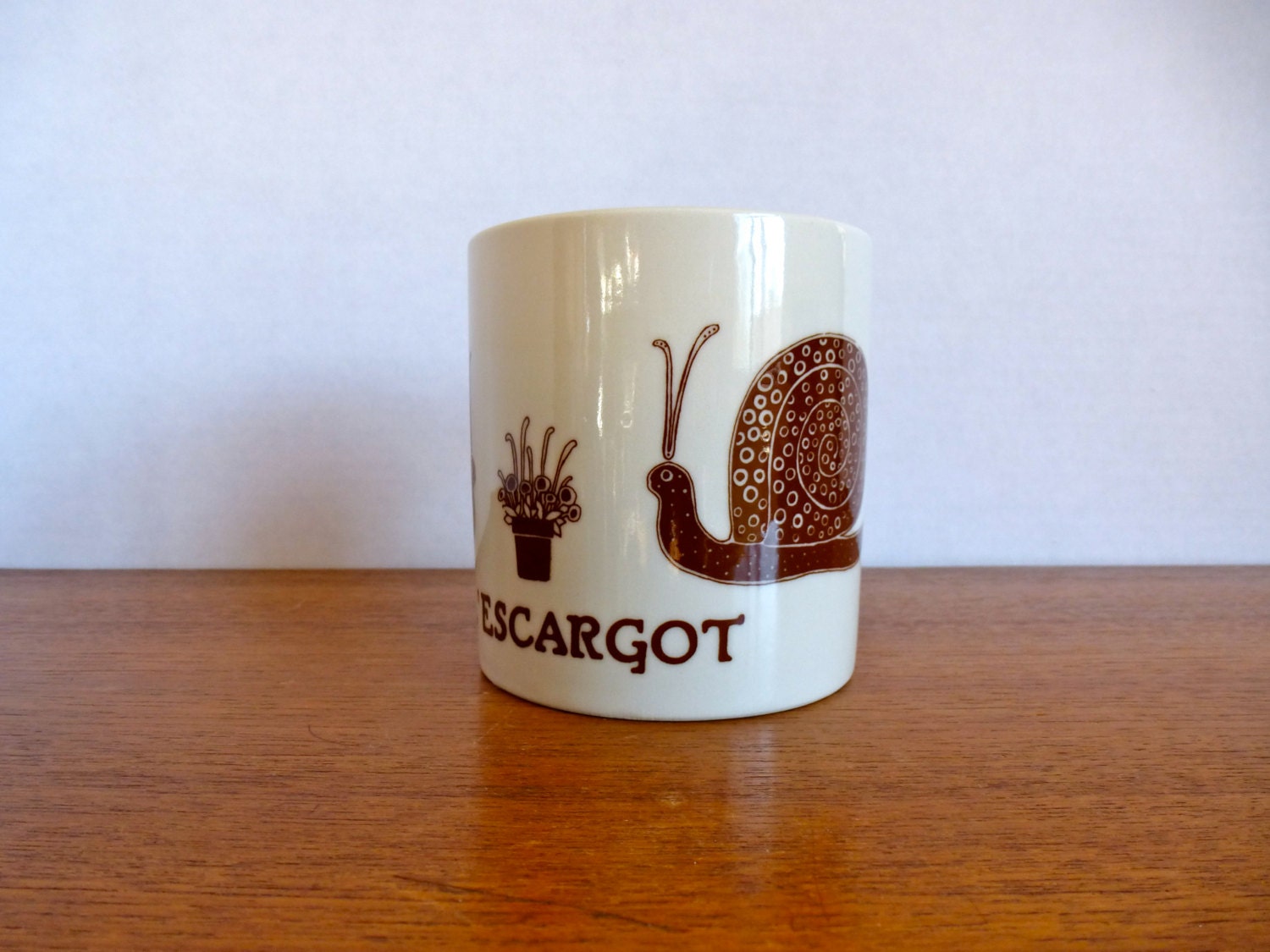 Vintage Tayor and Ng L'Escargot Snail Mug 1979