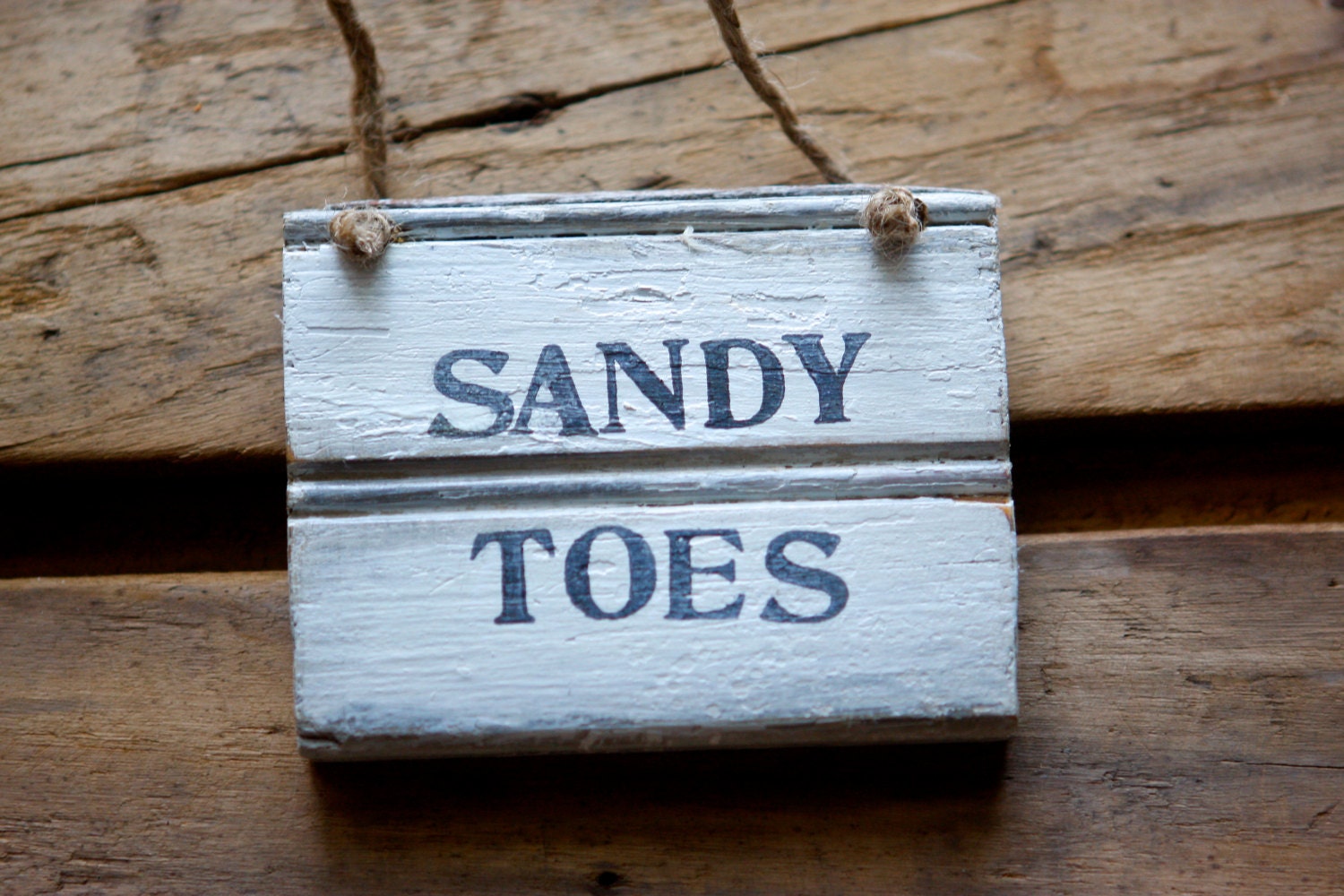 Beach House Sign - Beach House Decor- Rustic- Distressed