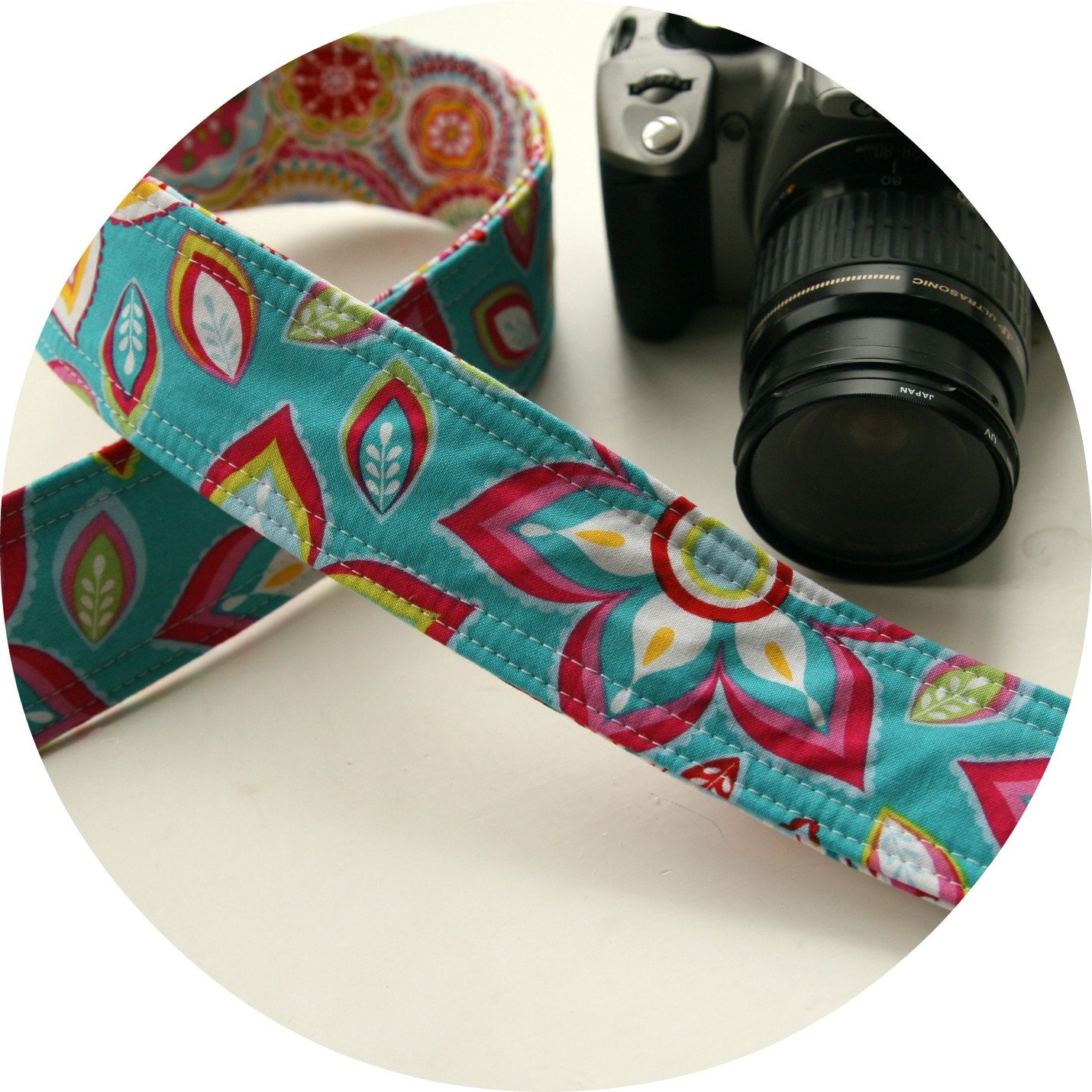 Bright and Cheerful Strap DSLR SLR