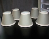Five Mini Lamp Shades or Chandelier Shades
