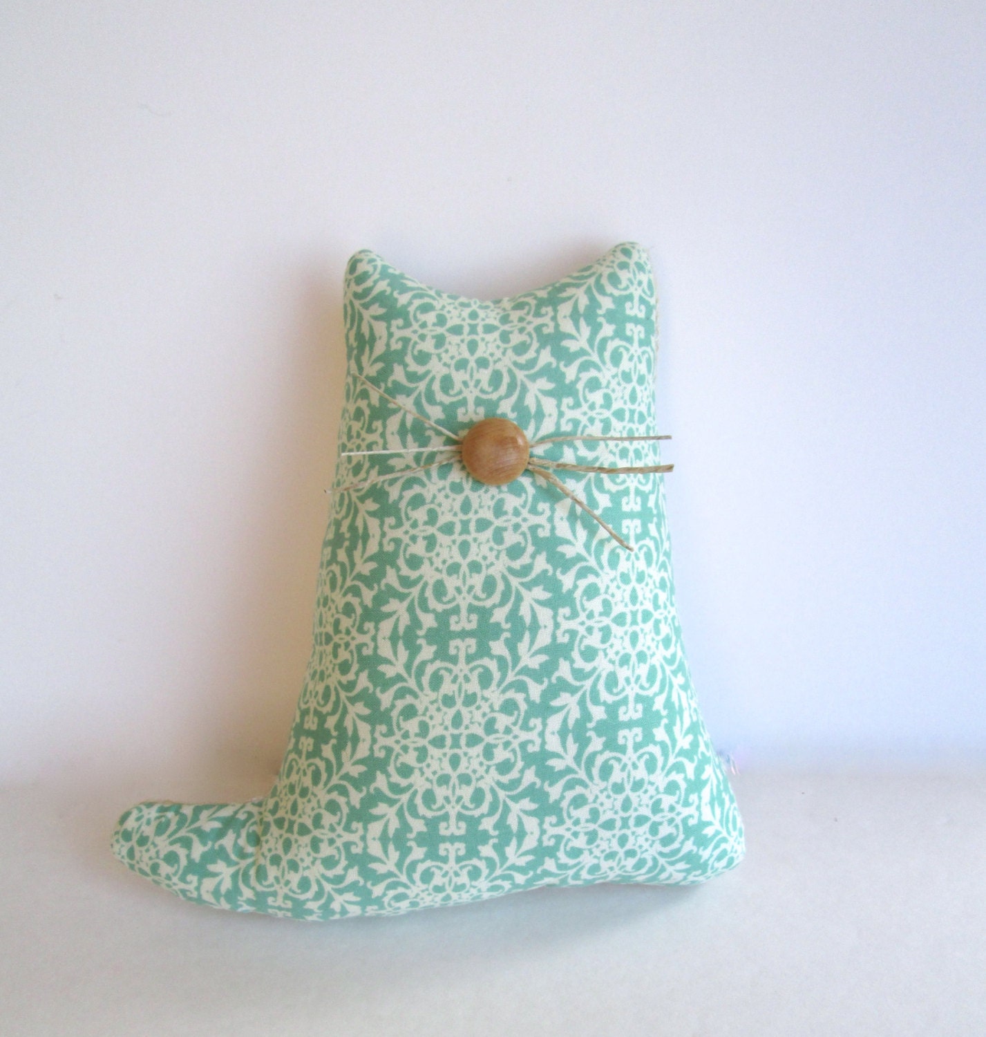 cat lover, pastel, mint pillow, cat pillow, mint green white nursery, decorative pillow, graduation gift by whimsysweetwhimsy
