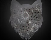 Native Wolf Print