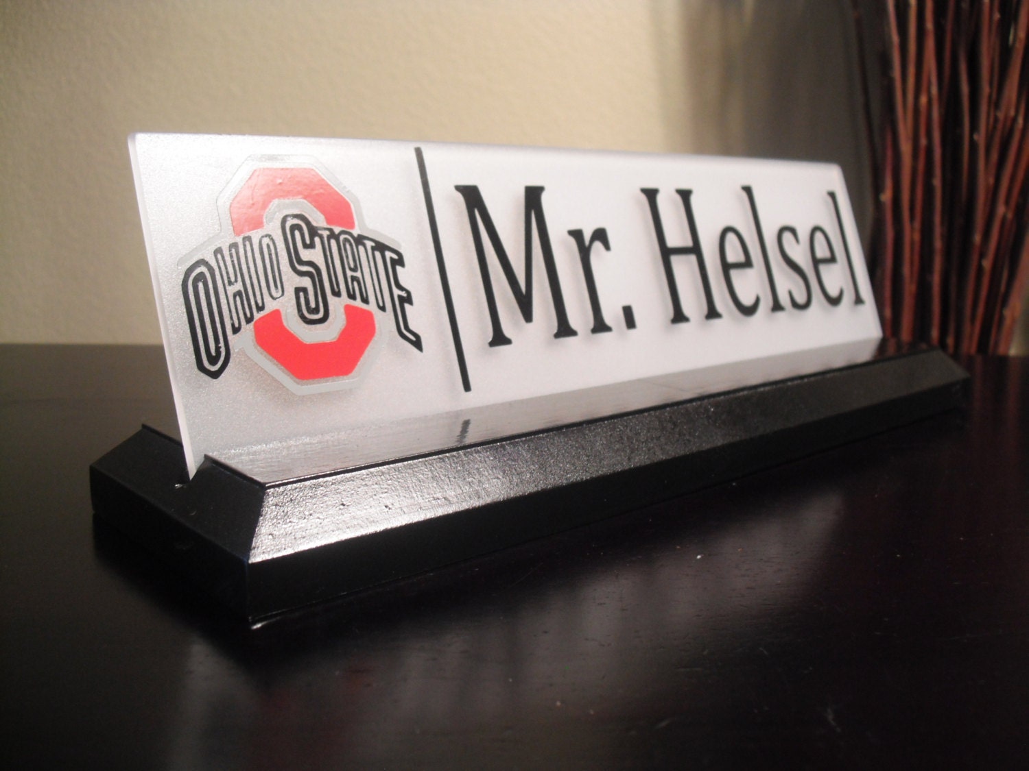 Popular items for desk name plate on Etsy