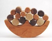 Wooden Balancing Toy Game by Bannor Toys - Balancing Wooden Stacker