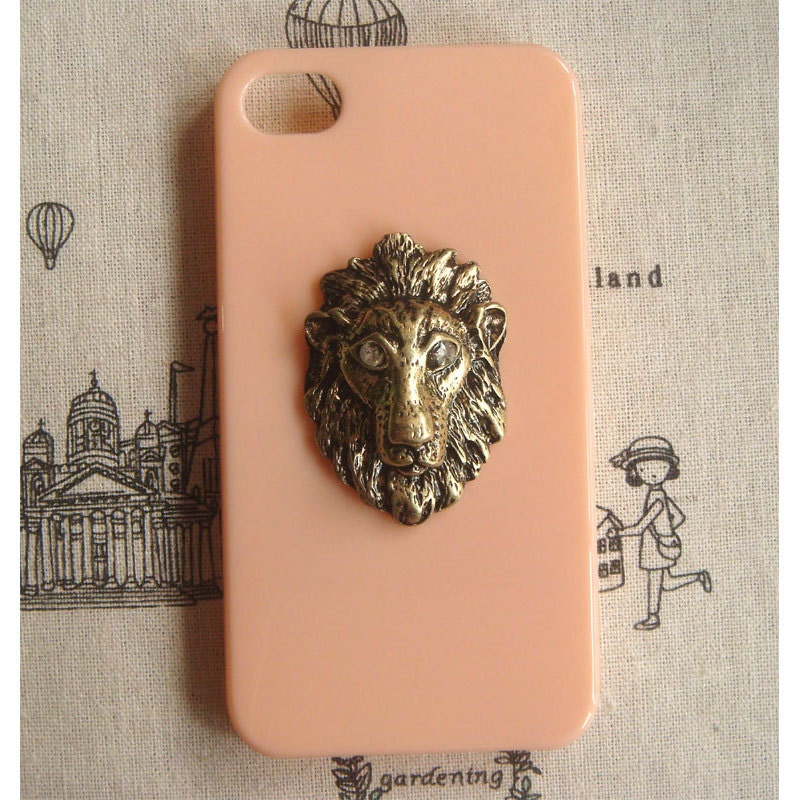 Steampunk Lion  hard case For Apple iPhone 4 case iPhone 4s case cover