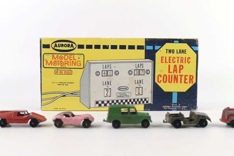 Aurora Model Motoring HO Scale Two Lane Electric Lap Counter