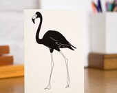 Flamingo Blank Greetings Card