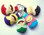 Let's do the Polka- dotty matryoshka doll keychain