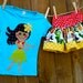Hula Doll Shirt and Skirt