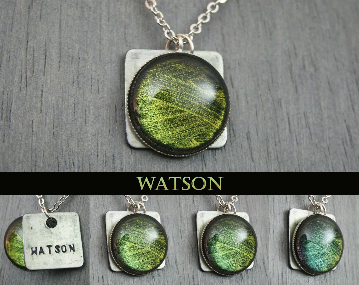 Watson "Watson" Hand Stamped Necklace