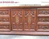 WEEKEND SALE 15% OFF Vintage Queen Bedroom Set Hand Painted Urban Modern Mid Century Cottage Coastal Shabby Chic
