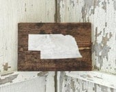 Wood Wall Hanging with Painted State (Your State Choice)