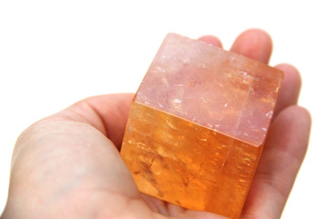 GOLDEN OPTICAL CALCITE - Polished Stone