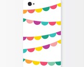 iPhone 5 or 4/4s Case - Scallop Bunting