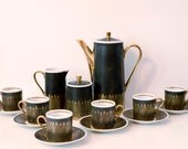 Vintage Royal Crown Scandia Demitasse Set, Vintage Tea Set, Mid-Century Tea Set