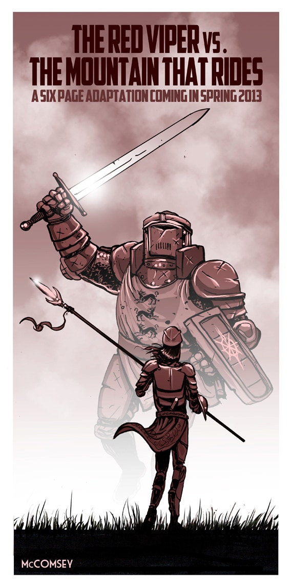 The Red Viper vs. The Mountain