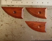 One Brazillian Cherry Heart Pottery Tool, Throwing Rib