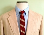 Vintage Men's Brooks Brothers "Brookslinen" 3/2 Sack Jacket Sport Coat -- 44