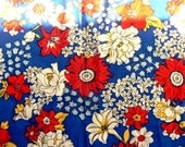 Handmade Queen or Full Sized Bed Duvet - Amazing Floral Spray