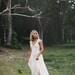 Gorgeous Cream Ivory French lace wedding dress capped sleeves and lace up back