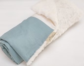Stroller Blanket in Washed Linen: READY to LOVE