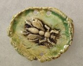 Buzzin Bumble Insect Bee Ceramic Pendant Steampunk Bohemian