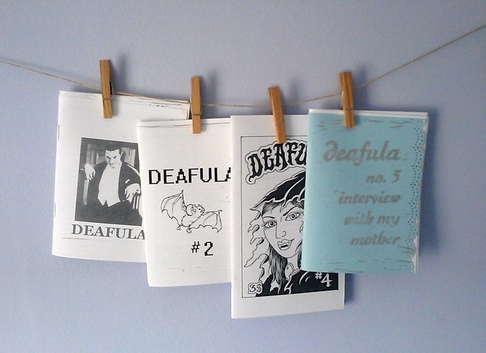 Deafula zine pack, all available issues