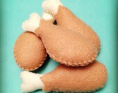 Drumstick Cat Toy - poultry-scented or catnip-filled