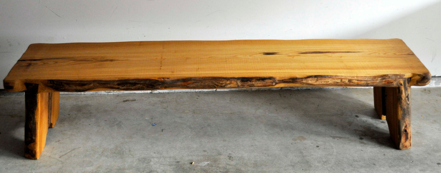 Live Edge Sassafras Bench
