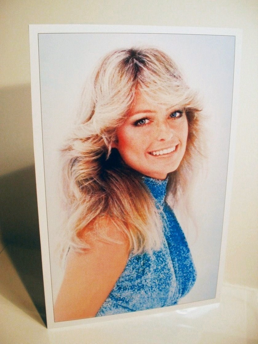 Farrah Fawcett "Logan's Run" Portrait Stand-Up Display