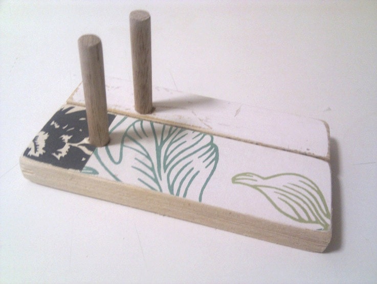 key holder Jewelry Rack White Wooden Rustic Wall Mounted Display Unit