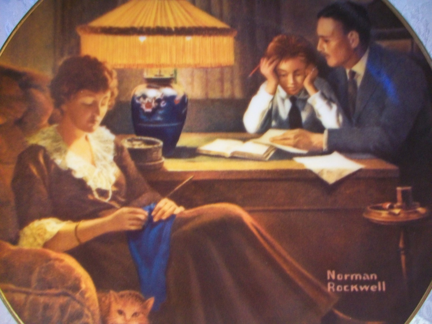 Rare Special Edition Norman Rockwell  Collectable Porcelain Plate