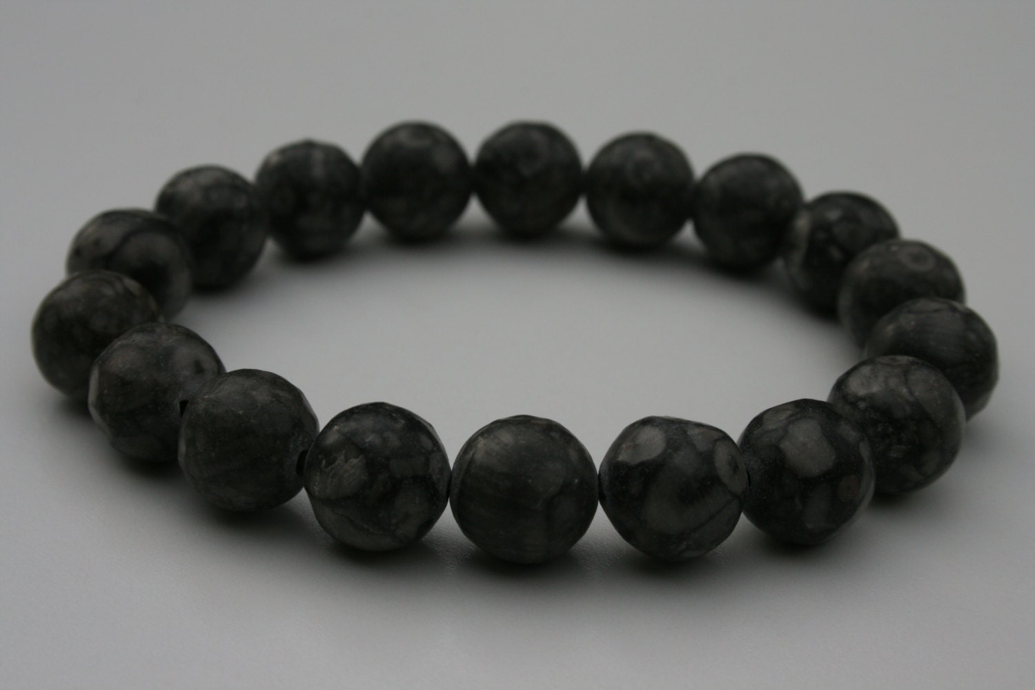 Cleansed and Charged Natural Gemstone and Sterling Silver Bracelet for Holistic Healing