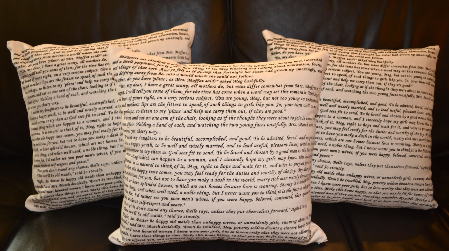 Little Women Pillow Cover 14" x14"