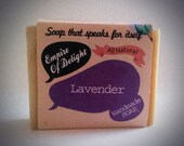 Lavender handmade soap.