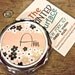 Personalized Compact Mirror- Ditzy Floral  pattern design pocket mirror- Great Bridal / bridesmaid gift idea birthday gift