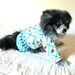 Small Canine's Pajamas Flannel Poky Little Puppy Print - Made to Order Multicolored for Pomeranian Size