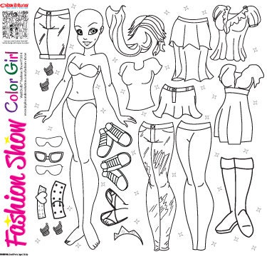 Fashion Show Color Girl