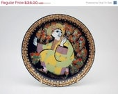 SPRING SALE - Bjørn Wiinblad porcelain plate with Aladin (Rosenthal, 1976)