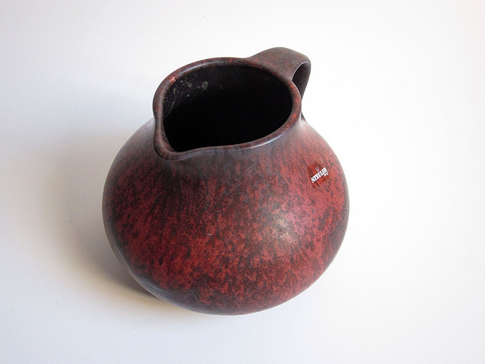 Jug / handled vase by Steuler (West German Pottery)